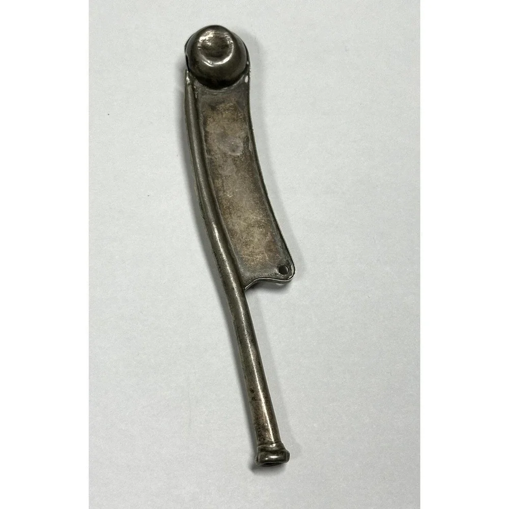 Vintage Sterling Silver Naval Bosun's Whistle Pipe Whistle A.E Co. Utica NY